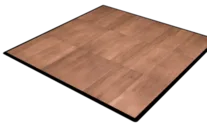 Dark maple dance floor